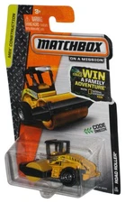 Matchbox MBX Construction (2013) Road Roller Yellow Toy 16/120