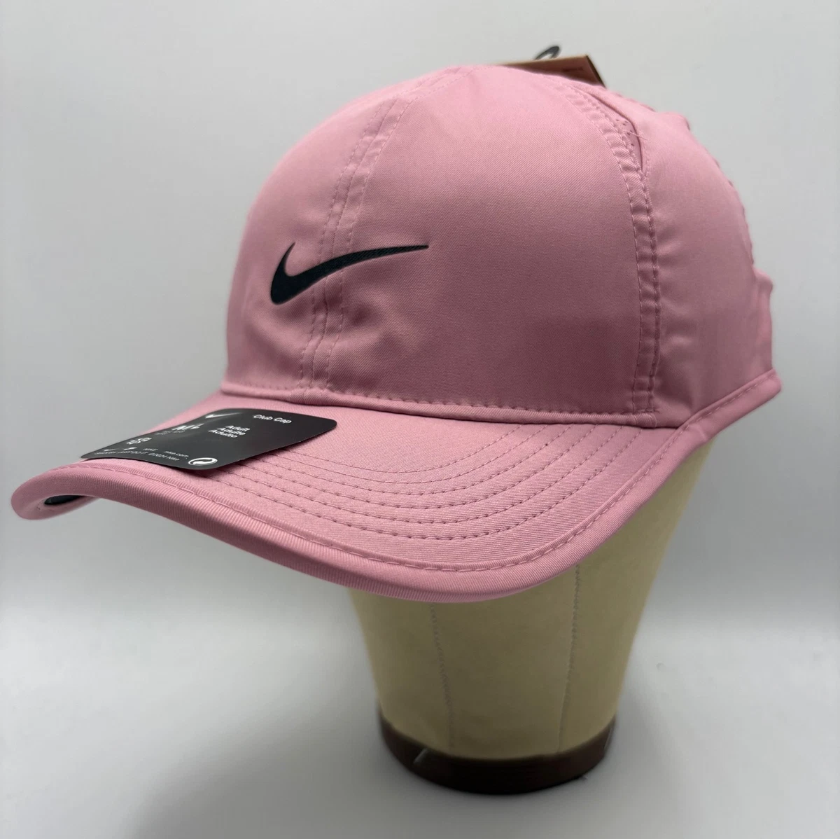 Nike Authentic Woman\'s Adjustable Pink Exercise Cap Nike Dri-FIT Club Unstructured Featherlight Cap. Nike.com main image 3