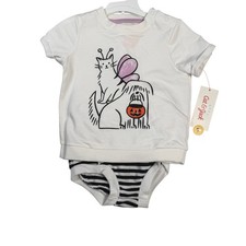 Cat Jack Halloween Outfit Baby Girl 12 Months 2-Piece Trick or Treat NWT