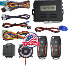 Sistema De Alarma Para Carros boton Encendido Control Remoto Todo En 1 Calidad