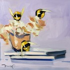 Still Life 12x12 Floral Art PRINT of Painting by Modern Artist Jose TRUJILLO — photo 1