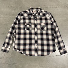 VTG Wrangler Sawtooth Pearl Snap Men’s 2XL Western Shirt Button Up Long Sleeve