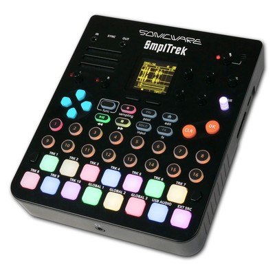 Sonicware SmplTrek [Portable Production Sampler] 15 touch-sensitive full-color L