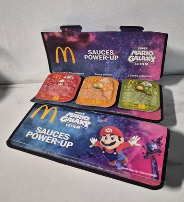 McDonald's Super Mario Galaxy 3x Special Sauce Dip Power Up