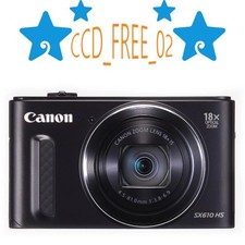 Canon PowerShot SX610 HS 20.2MP 18x Zoom 25-450mm Wi-Fi NFC Digital Camera Black