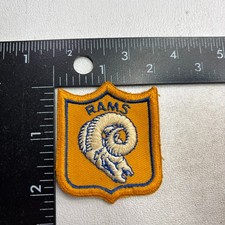 Vtg c 1980s LOS ANGELES RAMS Football California Patch (Travel & Tourism) S64Q