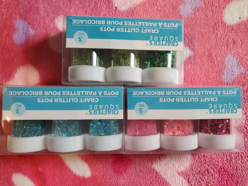 Craft Glitter Pots