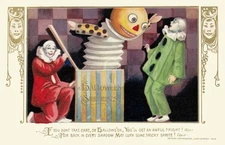 Halloween, If You Don't Take Care Vintage Reproduction Postcard