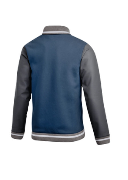 New Nike Team Varsity Letterman’s Bomber Jacket Navy/Anthracite/White Size Small thumbnail 2