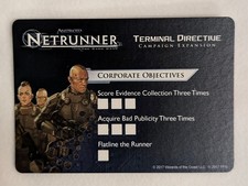 Android Netrunner Double-Sided Terminal Directive Card Card