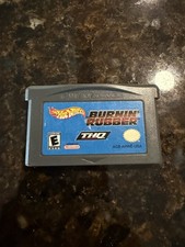 Hot Wheels Burnin' Rubber Cartridge for Nintendo Game Boy Advance Tested Works