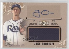 2014 Topps Triple Threads Unity Jumbo Relics Sepia 52/75 Jake Odorizzi Auto 0pm