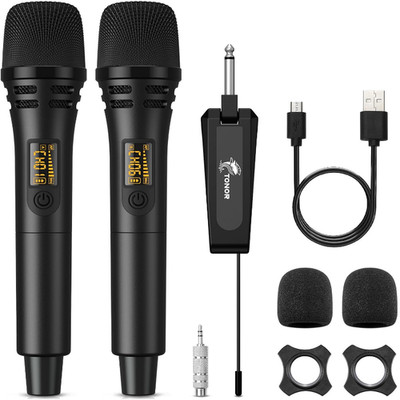 Kabelloses Mikrofon Set UHF TW320 60 m Reichweite 5 Kanä