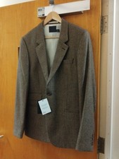 Asos Mens Wool Blend Brown Suit Size 40" BNWT