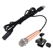 1 Pcs Mini Microphone, Mini Mic Tiny Microphone Mic Small Microphone with Bra