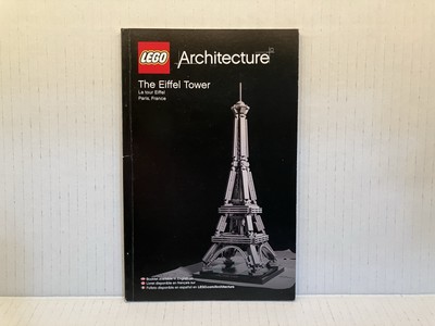 Lego Instructions Only for Architecture 21019 The Eiffel Tower Booklet Book ONLY