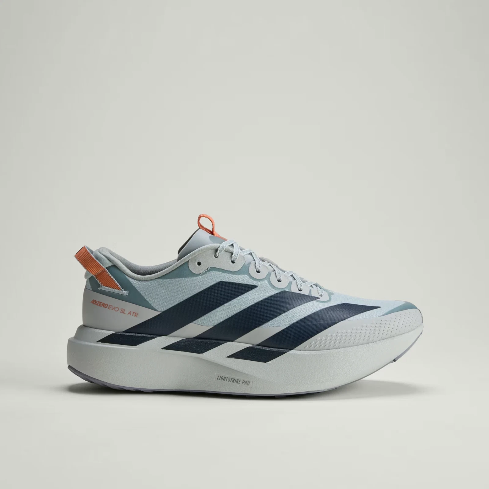 Adidas Adizero Evo SL ATR Shoes in Wonder Sage/Aurora Ink/Wonder Silver