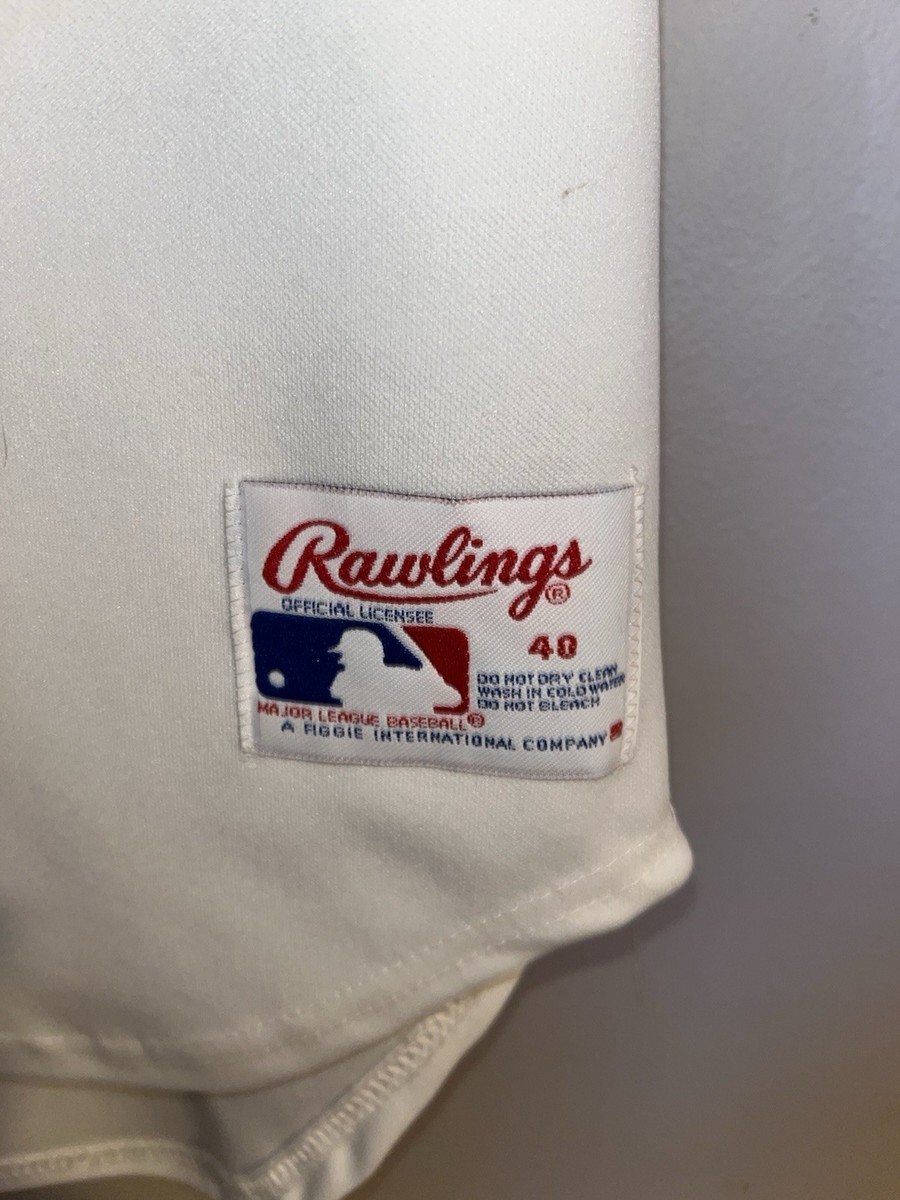 Cincinnati Reds Rawlings Authentic Vintage Home Blank Jersey Size