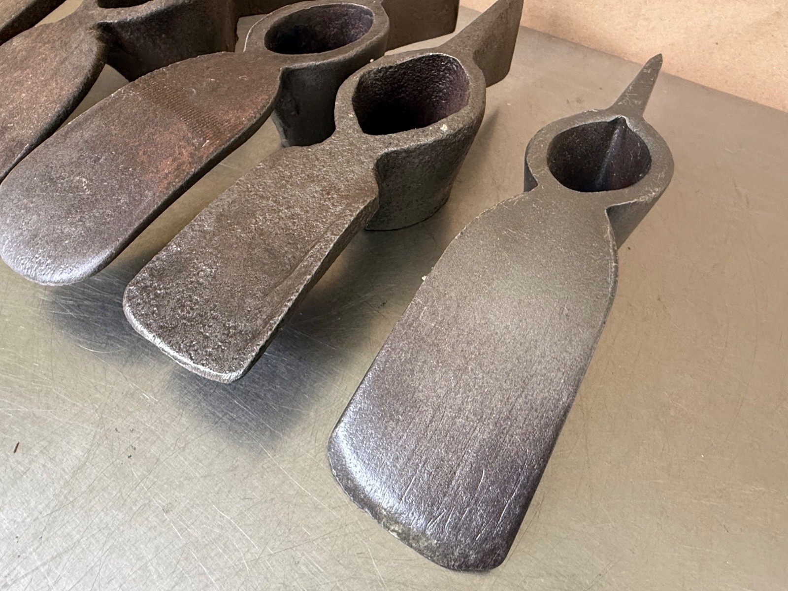 Lot of 5 Assorted Vtg. Grub Hoe  Farm Digging Garden Lawn Tool All Clean 21 lbs.