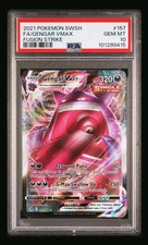 Pokémon Fusion Strike Gengar VMAX #157 Full Art PSA 10