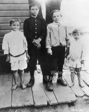 Bob Hope, Fred, Jack, Sid Hope Photo 8x10 Childhood Portrait 1908