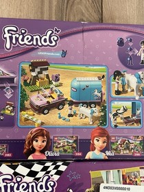Lot Of 2 LEGO Friends Emma&rsquo;s Horse Trailer & Drifting Dinner Set 3186 41349 NEW