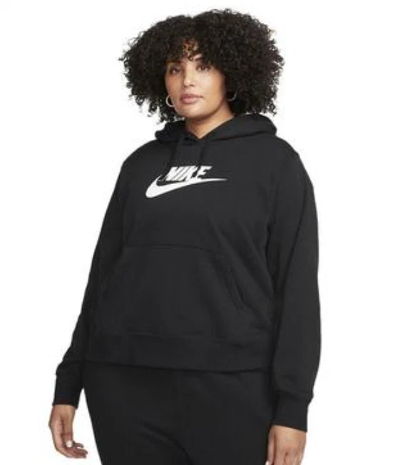 Nike Women's Plus Size Sportwear Club Fleece Hoodie Sizes 1X, 2X or 3X NEW Black
Opens in a new wind