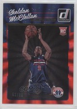 2016-17 Panini Donruss Rookies Red Holo Laser 52/99 Sheldon McClellan #199 0c2