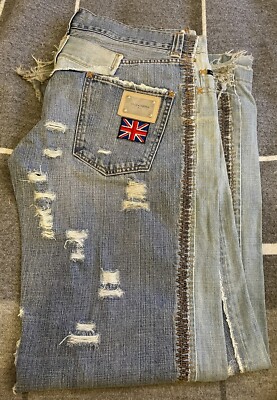 Dolce & Gabbana Mens Jeans Vintage Gold Label Size 48 Eu SS 2004