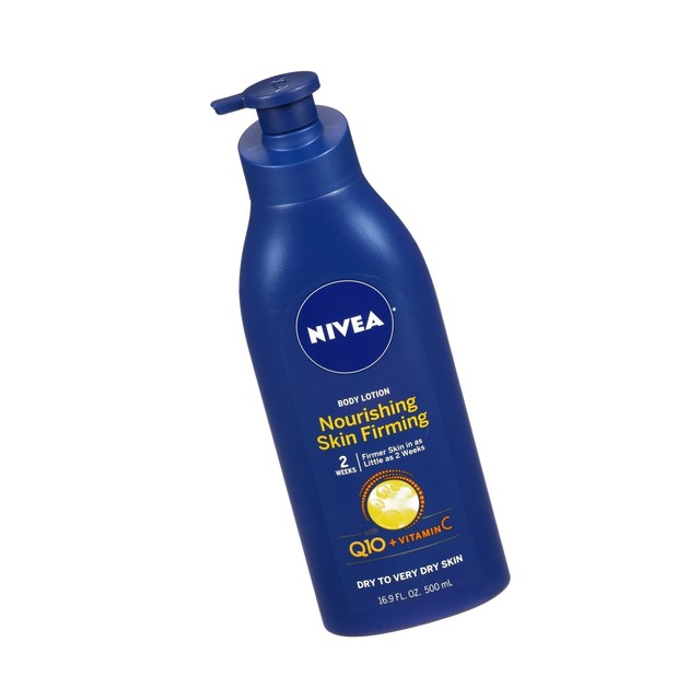 NIVEA Nourishing Skin Firming Body Lotion w/ Q10 and Vitamin C, 16.9