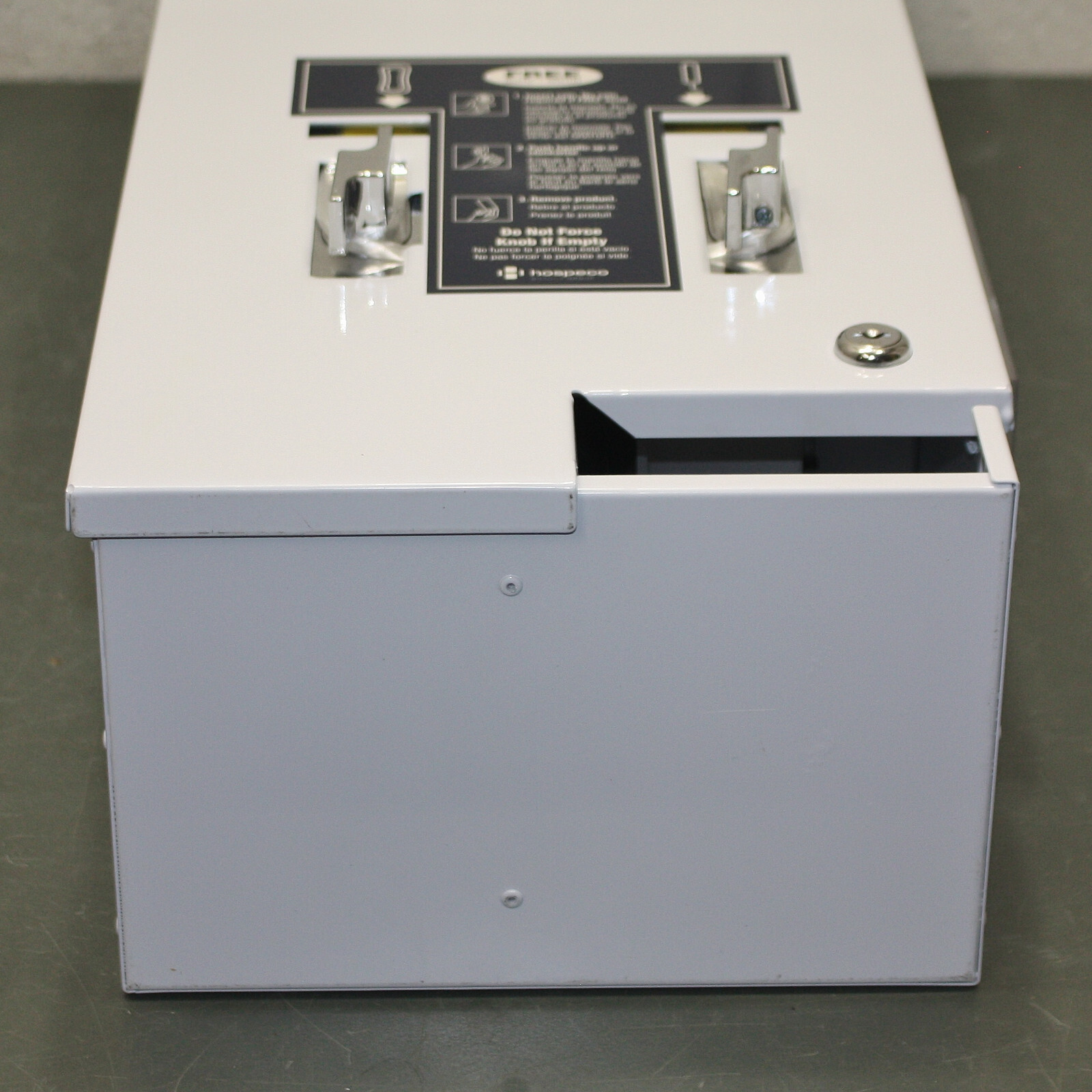 Hospeco Dual Sanitary Napkin Tampon Dispenser D1FREE, Feminine Hygiene Vending eBay