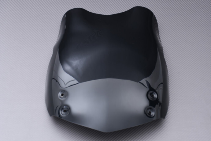 Pare-brise BMW F650GS noir saute-vent polycarbonate moto 2004-2007