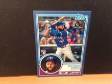 2018 Topps Series 2 1983 Baseball Blue Rookies #83-9 Richard Urena Parallel SP