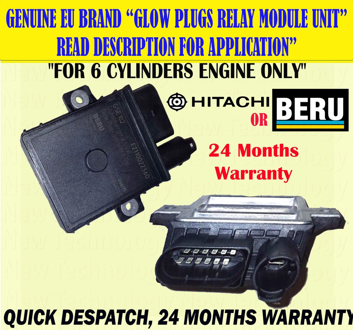 E90 330D Glow Plug Relay (controller) Fix BMW 3Series (E90, 58 OFF