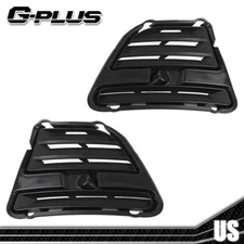 Pair Fit For 13-14 Ford Mustang Driver&Passenger Side Fog Light Bezel Lamp Cover