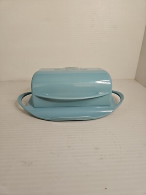 Butterie Flip-Top Butter Dish  Light Blue  Kitchen Concepts Unlimited Kitchy MCM