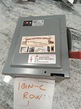 Cutler Hammer  DISCONNECT  DG221 ,INDOOR,1R, 2P,  30A, 240V, FUSIBLE( 1GNC1