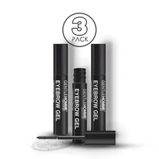 3Pack Gentlehomme Mens Eyebrow Gel -Clear Brow Setting & Hold Gel for Men