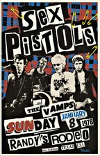 Sex Pistols Concert Poster 12"x18" FREE SHIPPING