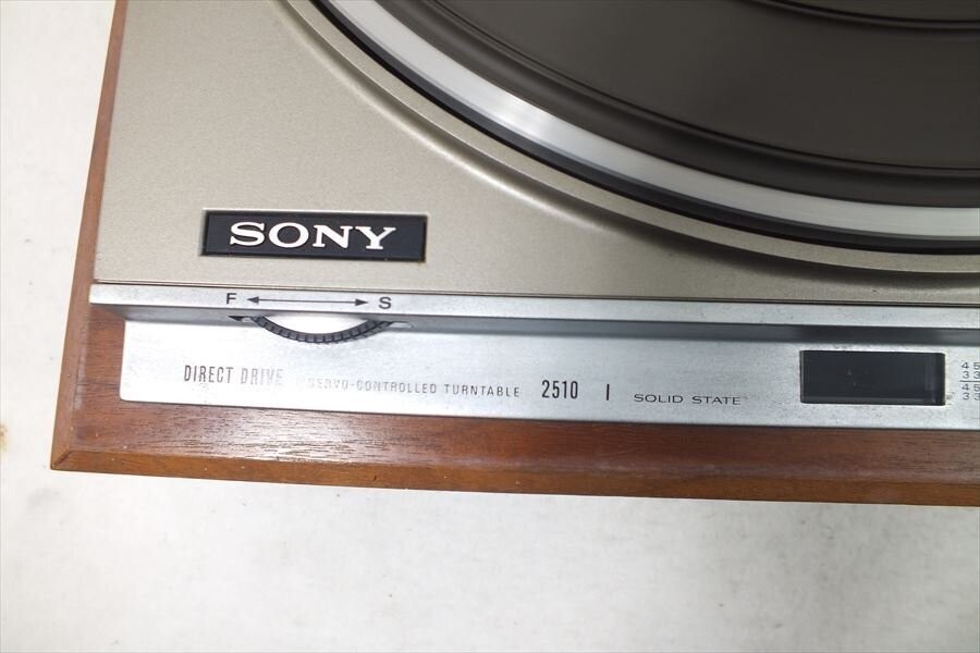 Sony PS-2510 Direct Drive Record Player Turntable | eBay