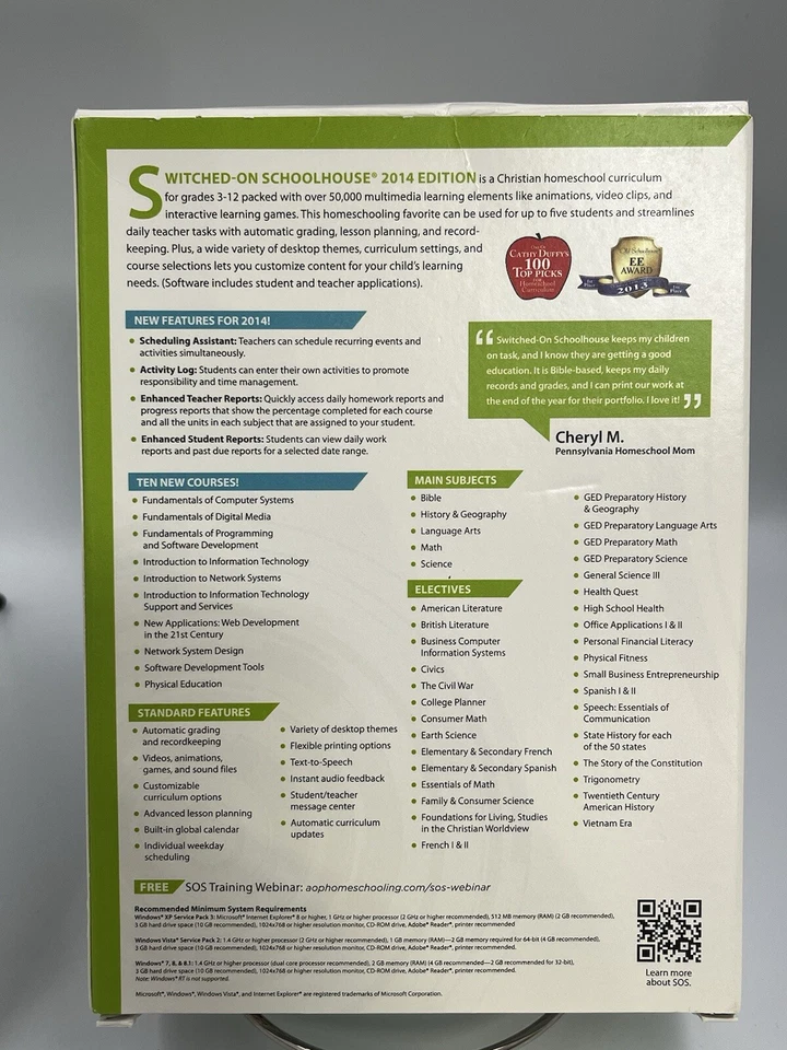 SWITCHED-ON SCHOOLHOUSE HISTORY AND GEOGRAPHY 400 4TH GRADE CURRICULUM DISC - Image 4 of 4