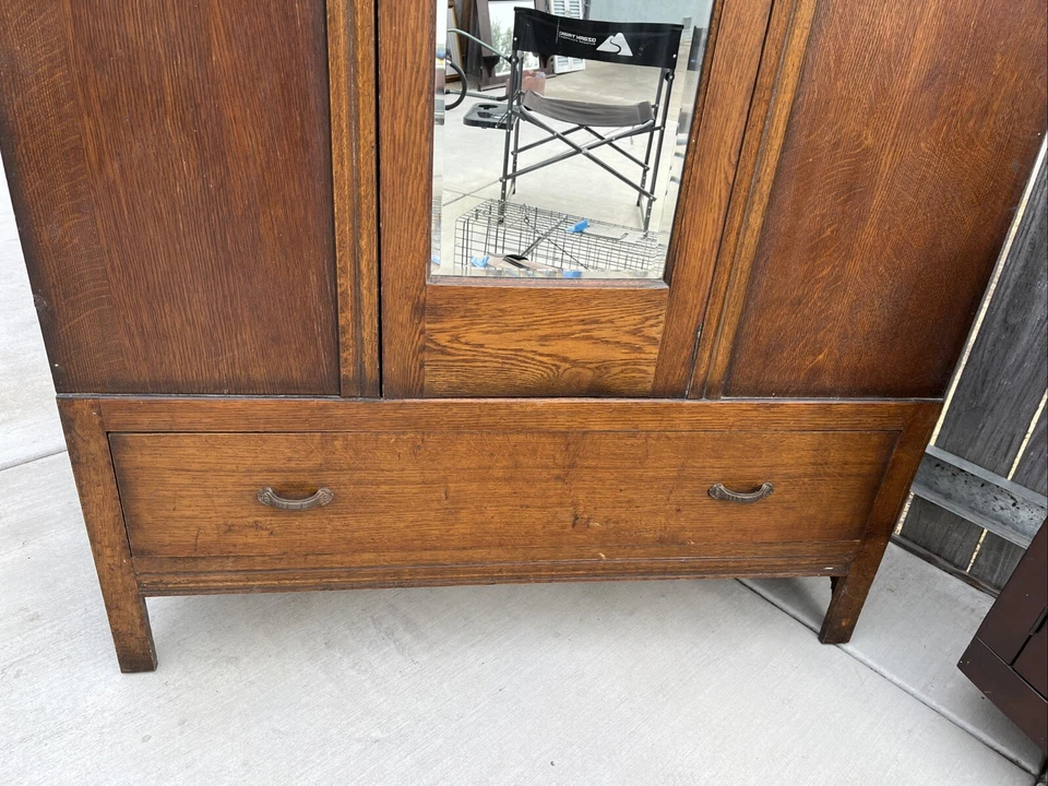 ARMARIO ANTIGUO ESPEJO ARMARIO Foto 4 de 4