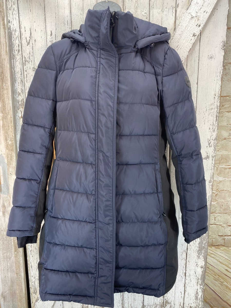 Calvin Klein Performance Women's Small Long Hooded Black Winter