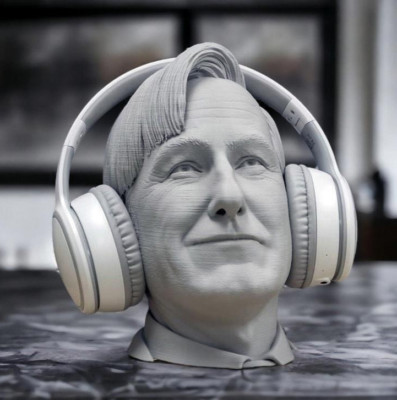 Jimmy McGill Headphone Stand | Saul Goodman Bust l Breaking Bad Paintable Bust