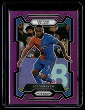 2023-24 Panini Prizm Premier League #180 Jordan Ayew Purple