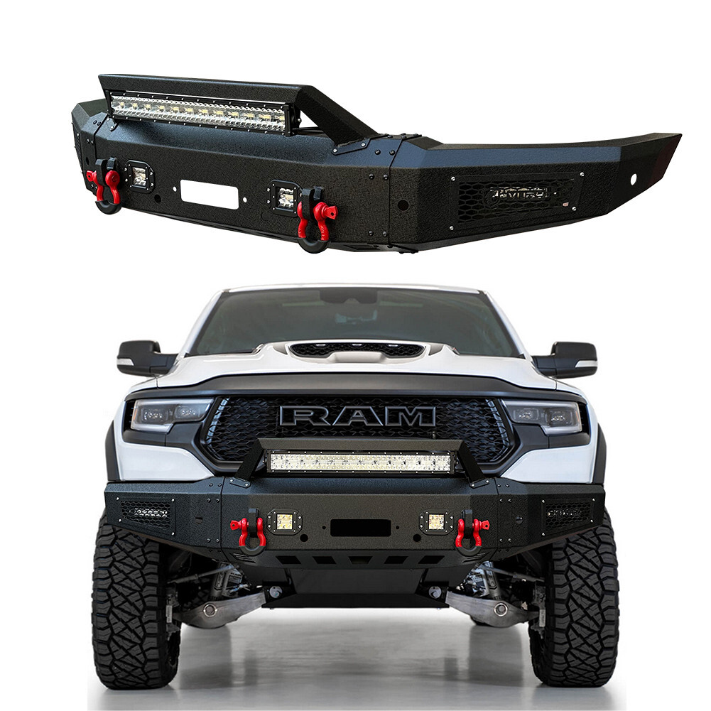 Steel black Front Bumper fits 2021-2022 Ram TRX with winch