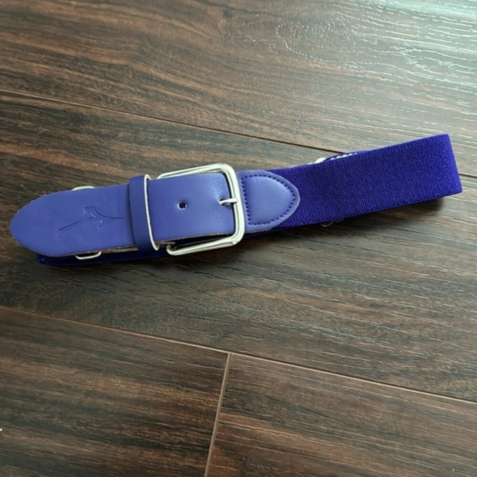 Cinturón Mizuno Clásico Elástico Púrpura de Béisbol/Softbol | Jóvenes y Adultos Foto 2 de 4