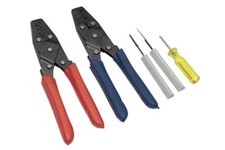 HT-070300 Dual Crimper Set Inc 3 pin removal tools