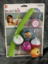 Munchkin Fishin' Bath Toy, Includes Magnetic Fishing Rod and Bobbers BRAND NEW