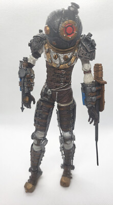 NECA Bioshock 2 フィギュア NECA Bioshock 2 Series 1 Big Daddy Action Figure Damaged